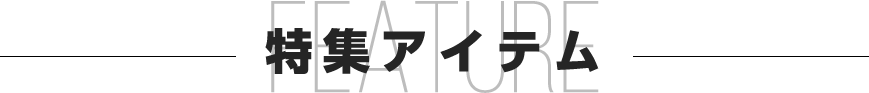 特集アイテム